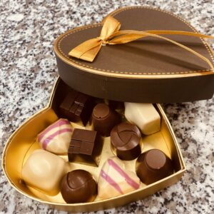 Boite de Saint Valentin marron